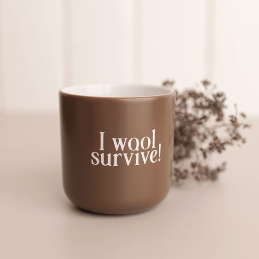 Becher Keramik nordstrick I wool survive