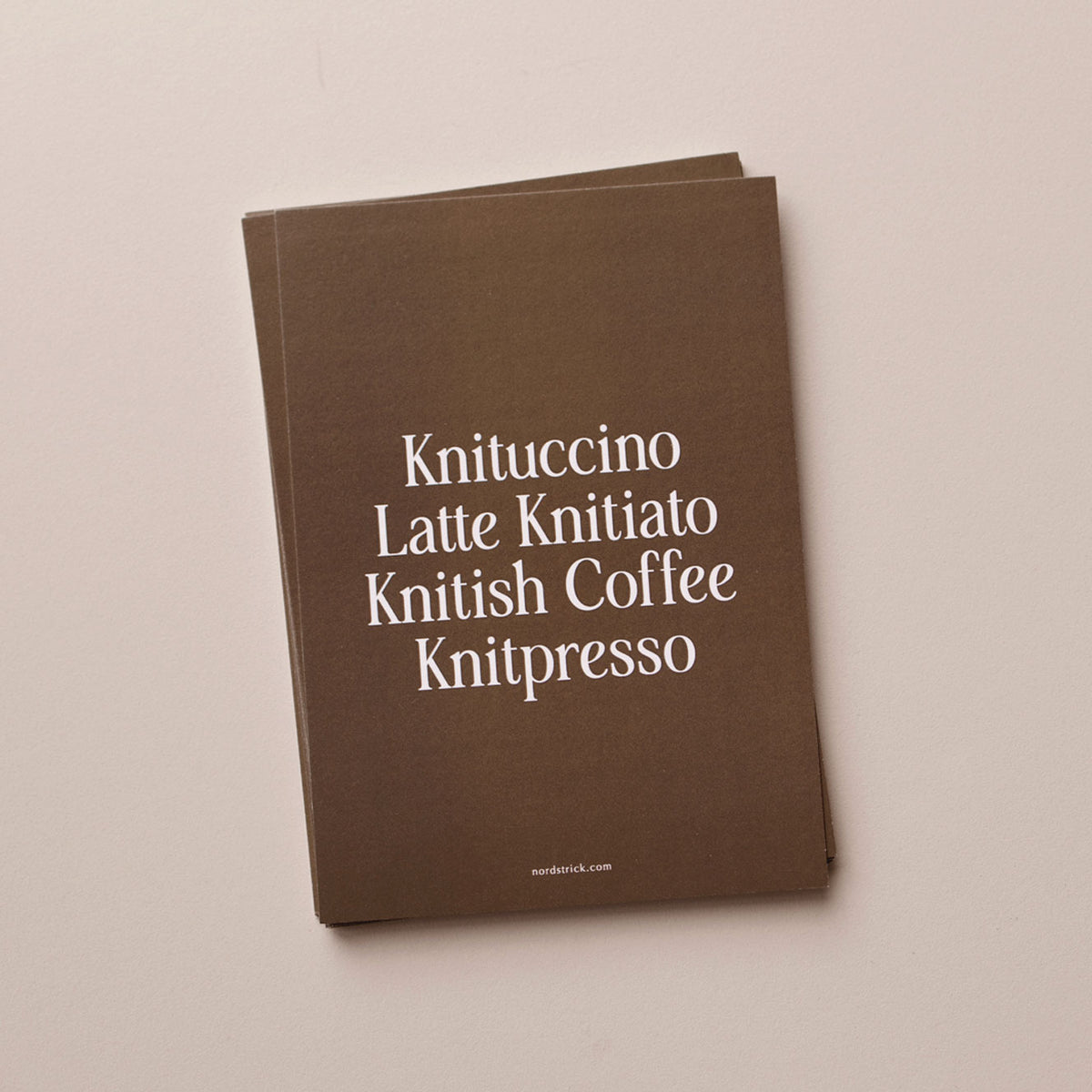 Karte Set Knituccino