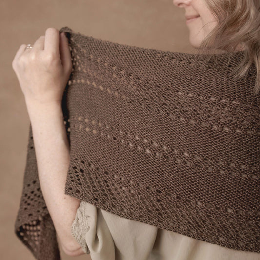 Lahti Shawl Schal Tuch pattern Strickanleitung von nordstrick