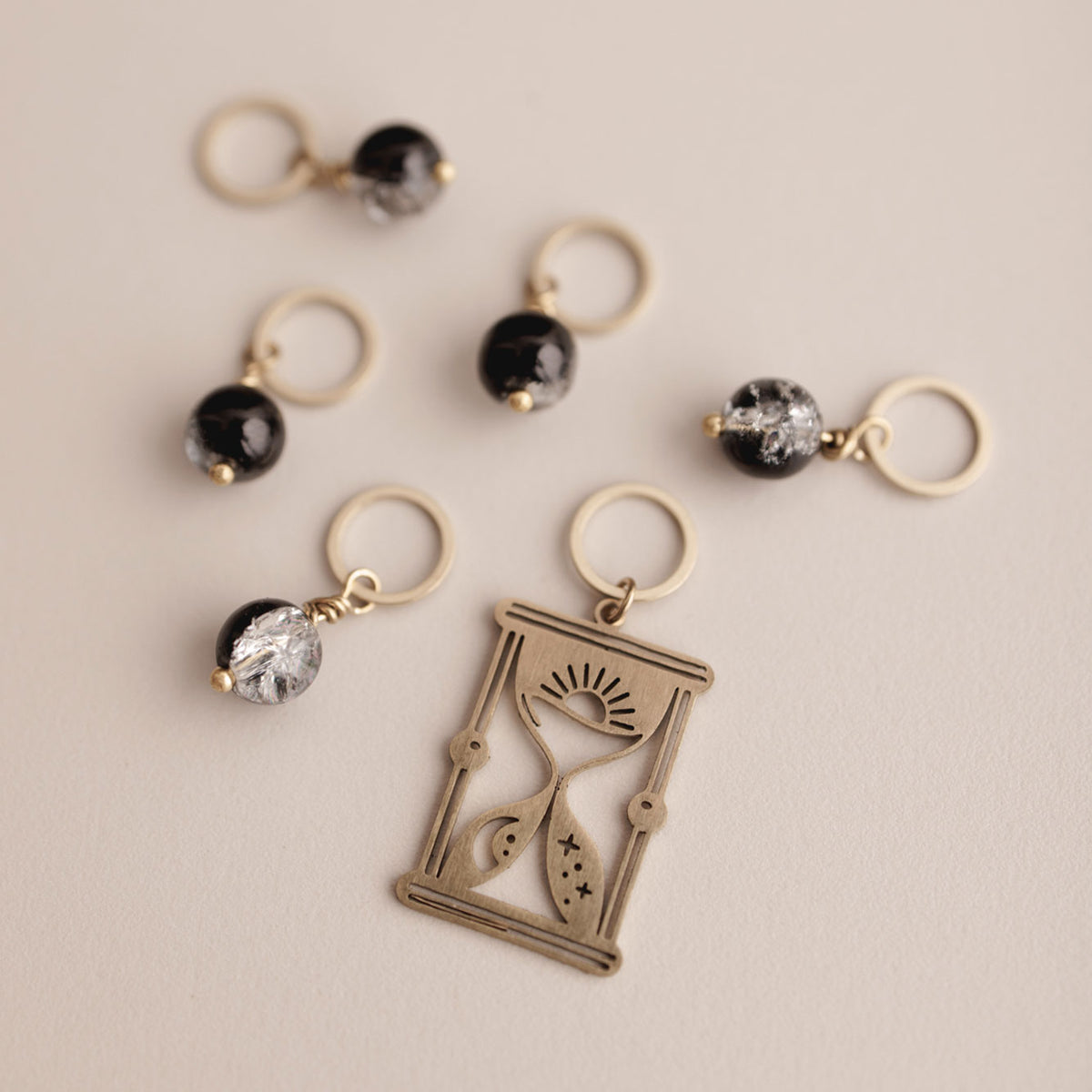 Maschenmarkierer Set Sanduhr