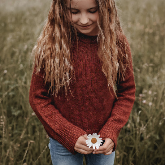 Tavallinen Sweater Kids Pullover pattern Strickanleitung von nordstrick