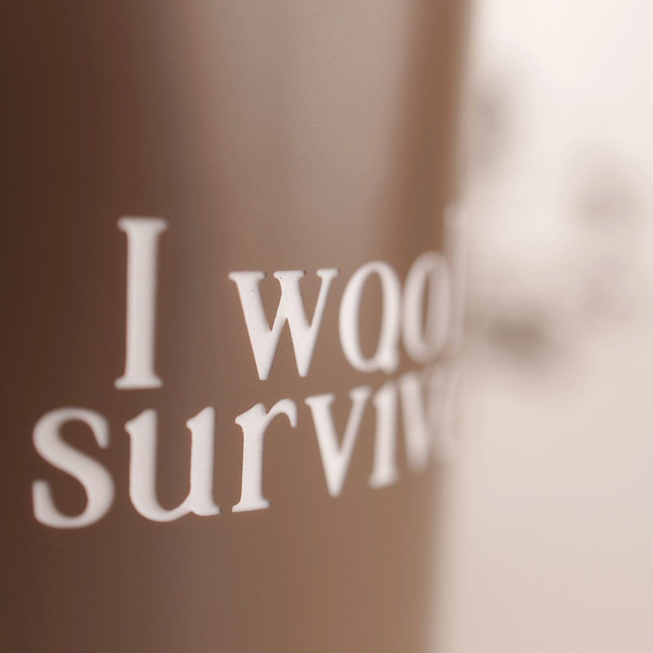 Becher Keramik nordstrick I wool survive