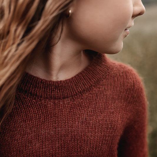 Tavallinen Sweater Kids Pullover pattern Strickanleitung von nordstrick
