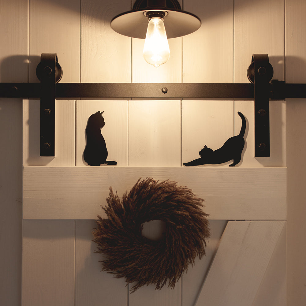 Wandbild Silhouette Katze nordstrick