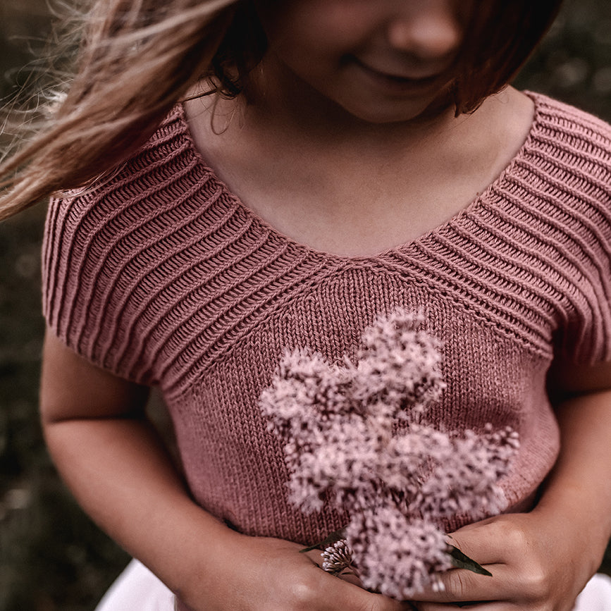 Rusg Shirt Top Kids pattern Strickanleitung von nordstrick