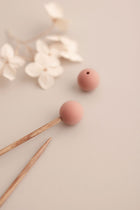 Maschenstopper Set Kugel Rosé von nordstrick