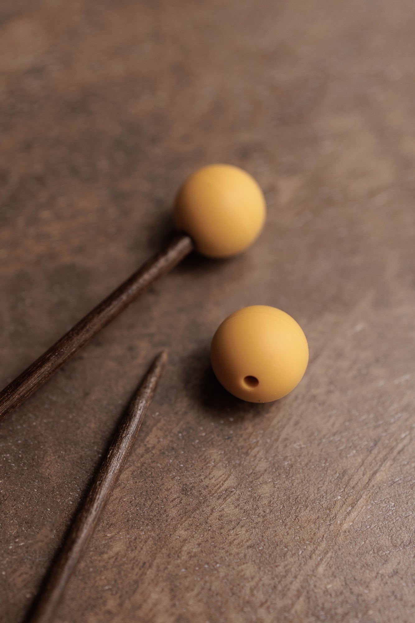Maschenstopper Set Kugel Curry von nordstrick