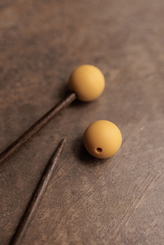 Maschenstopper Set Kugel Curry von nordstrick