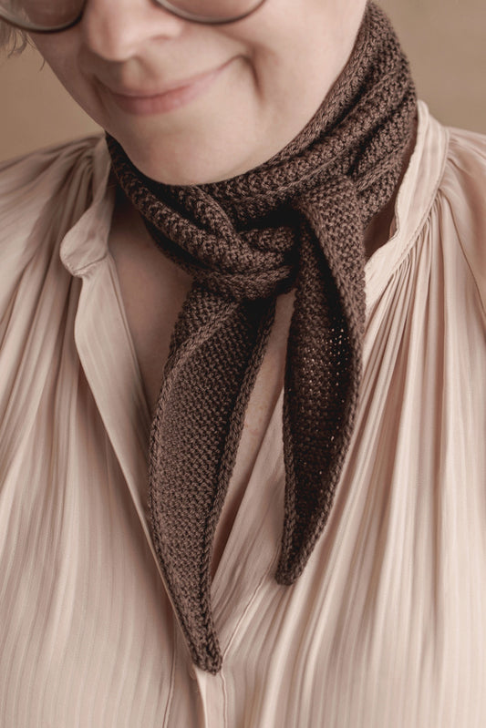 Pilina Scarf pattern Strickanleitung von nordstrick Schal Minituch