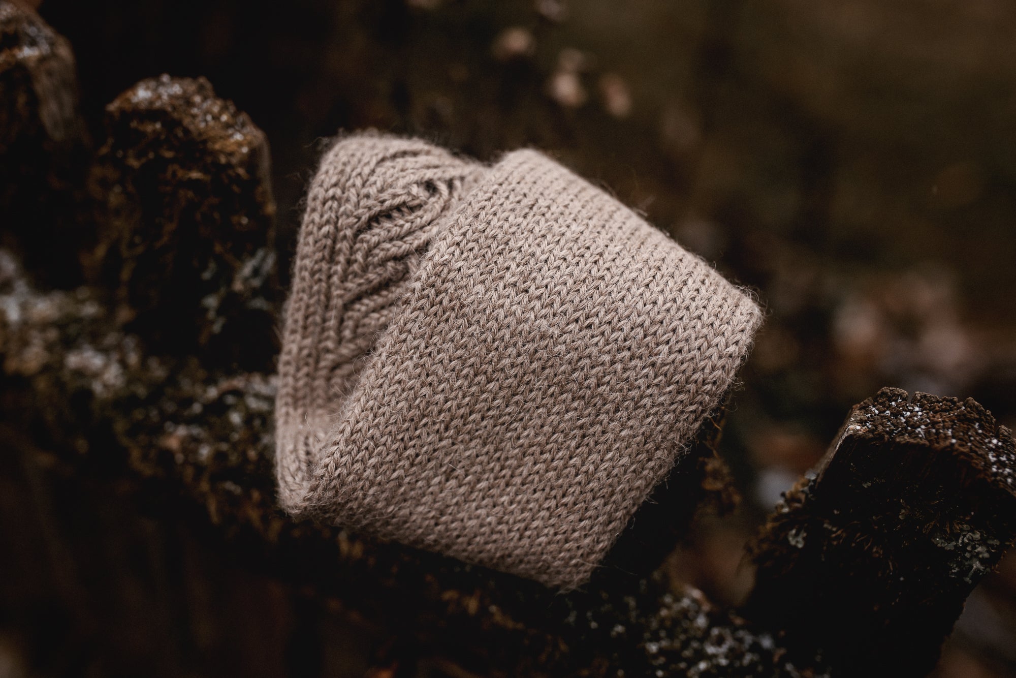 Feur Headband Stirnband pattern Strickanleitung von nordstrick