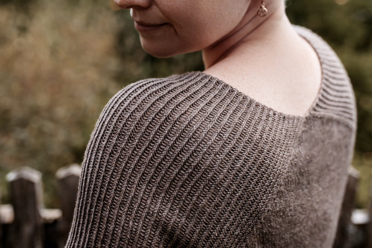 Rusg Shirt pattern Strickanleitung von nordstrick
