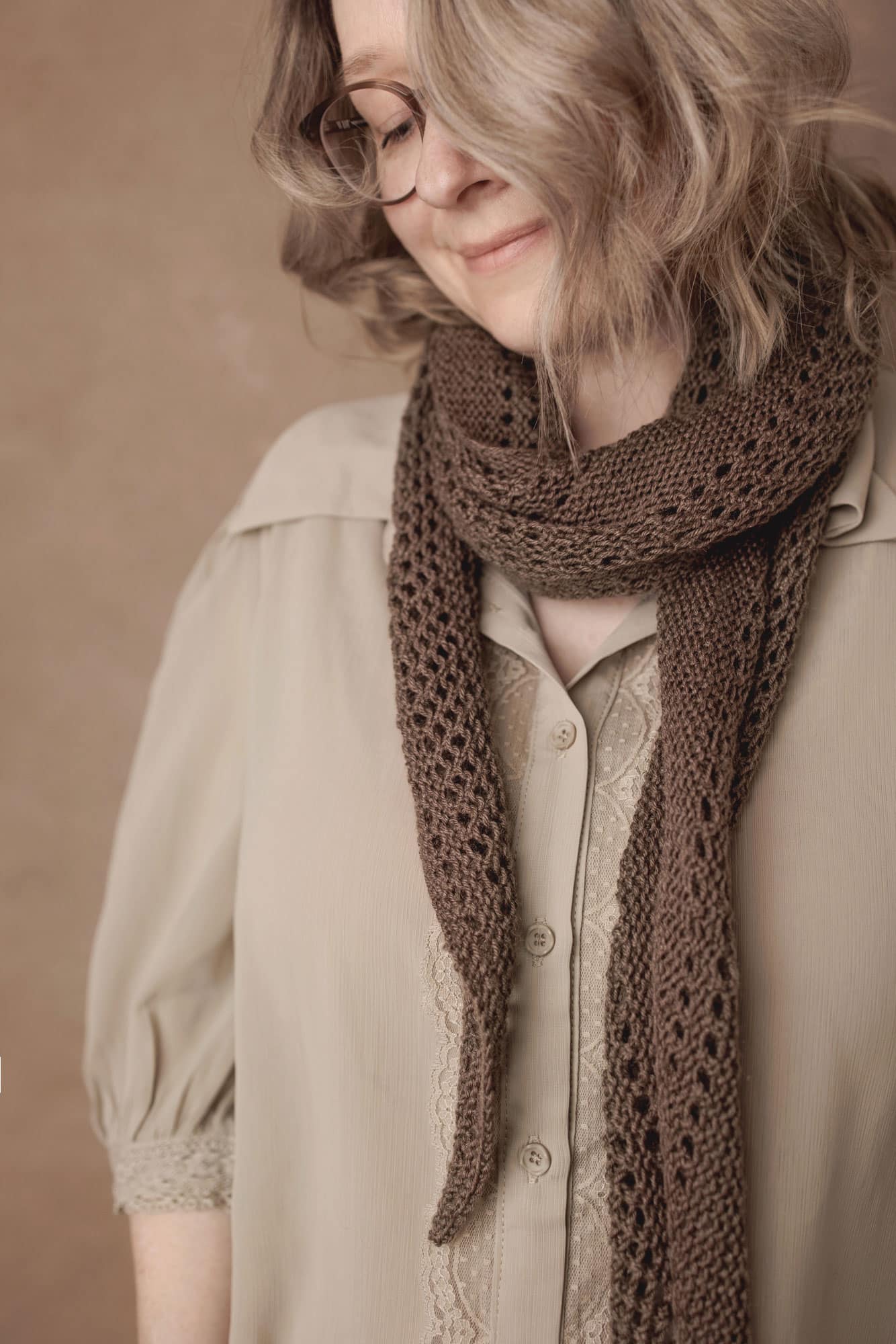 Lahti Shawl Schal Tuch pattern Strickanleitung von nordstrick