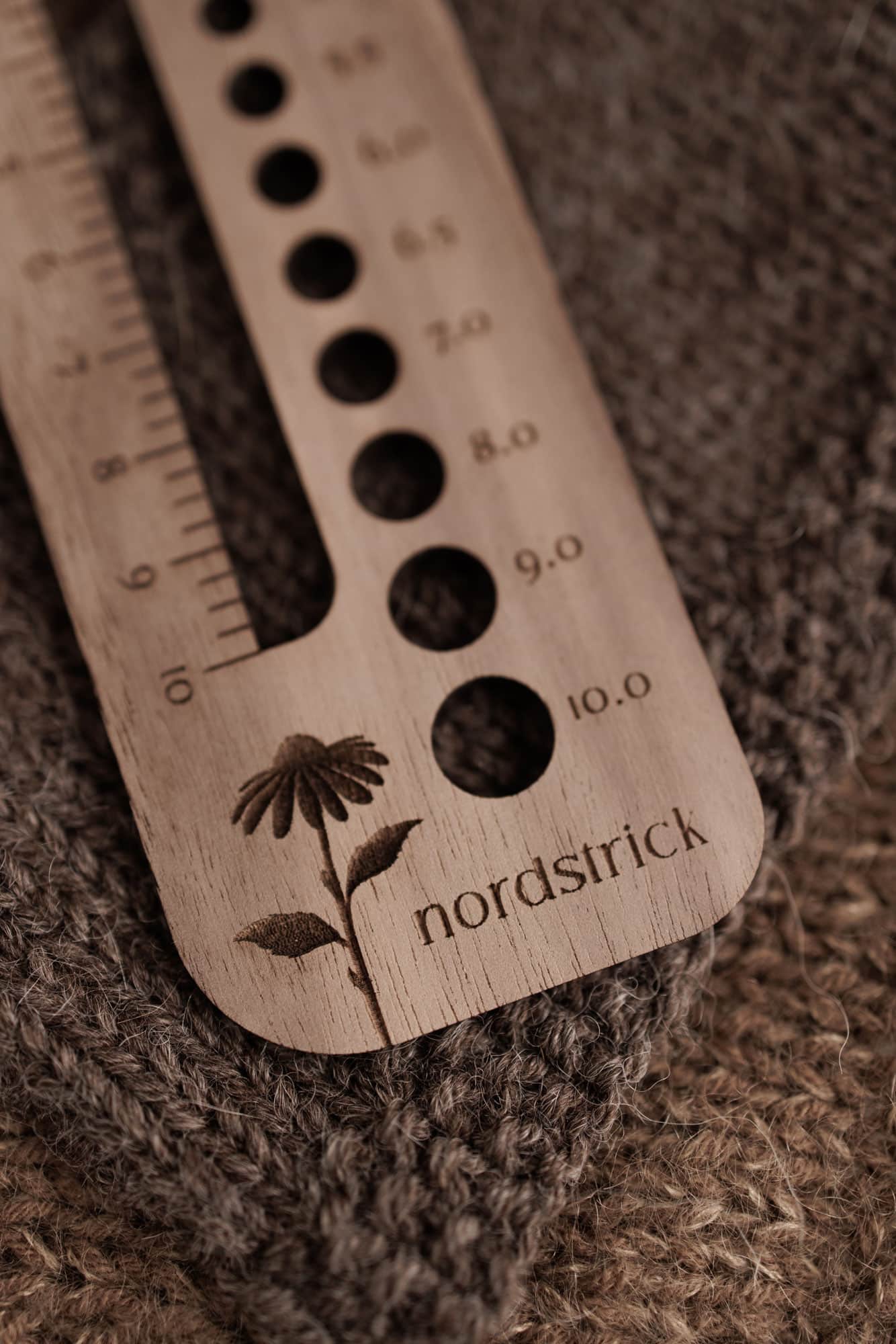 Zählrahmen Nadelmaß nordstrick