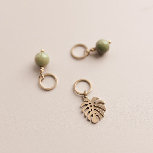 Maschenmarkierer Set Monstera