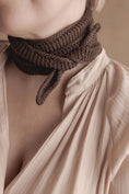 Load image into Gallery viewer, Pilina Scarf pattern Strickanleitung von nordstrick Schal Minituch
