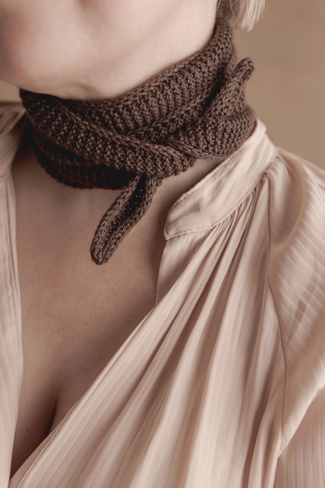 Pilina Scarf pattern Strickanleitung von nordstrick Schal Minituch