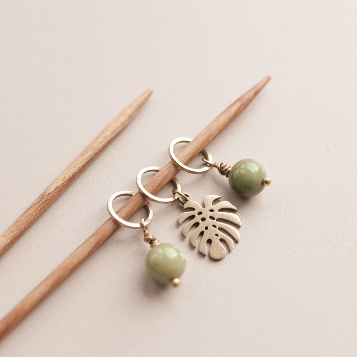 Maschenmarkierer Set Monstera