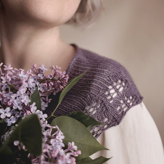 Lilla Scarf Schal Tuch pattern Strickanleitung von nordstrick
