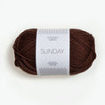 Bild in Galerieansicht laden, Sandnes Sunday Petite Knit 3072 Milk Chocolate nordstrick
