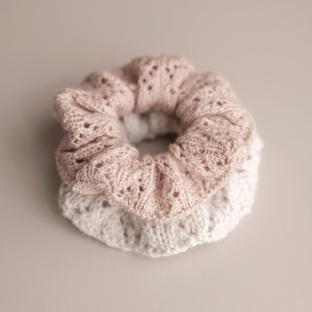 nordstrick Strickanleitung Anleitung Blóma Scrunchie