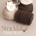 Bild in Galerieansicht laden, Pilina Scarf pattern Strickanleitung Strickkit Wollpaket  von nordstrick Schal Minituch
