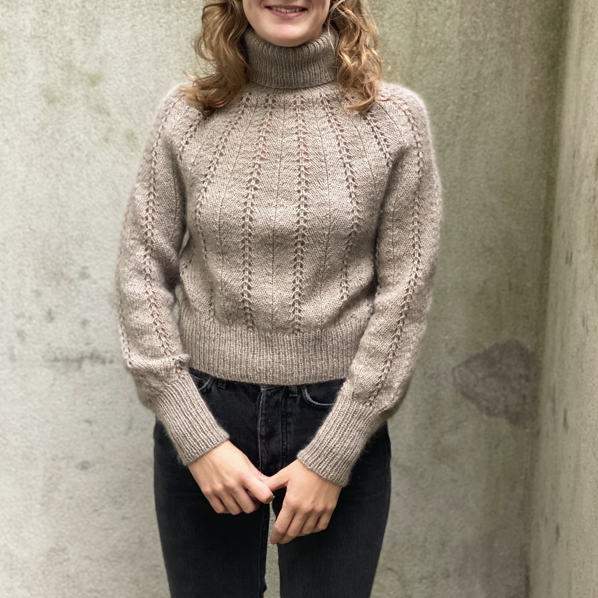 Fern Sweater pattern in French and English - Knitting for Olive