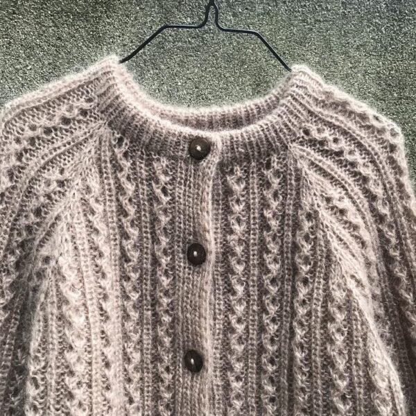 Knitting for Olive Waffle Cardigan Anleitung deutsch