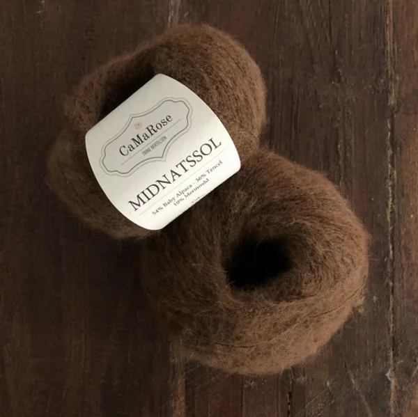 Camarose Midnatssol nordstrick Wollladen Kastaniebrun