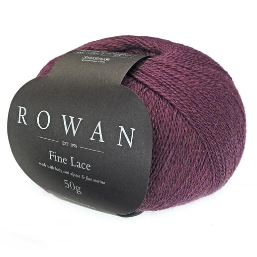 Rowan Fine Lace nordstrick Wollladen Dark Burgundy