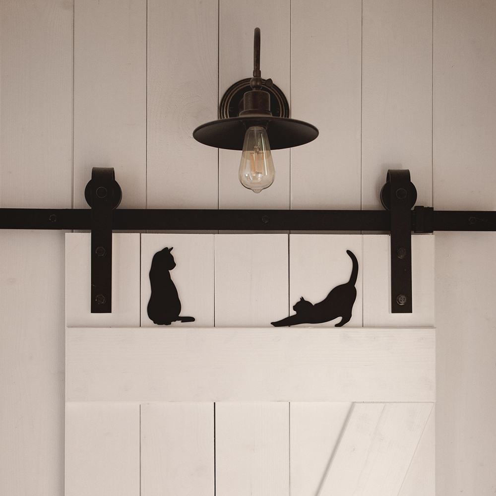 Wandbild Silhouette Katze nordstrick