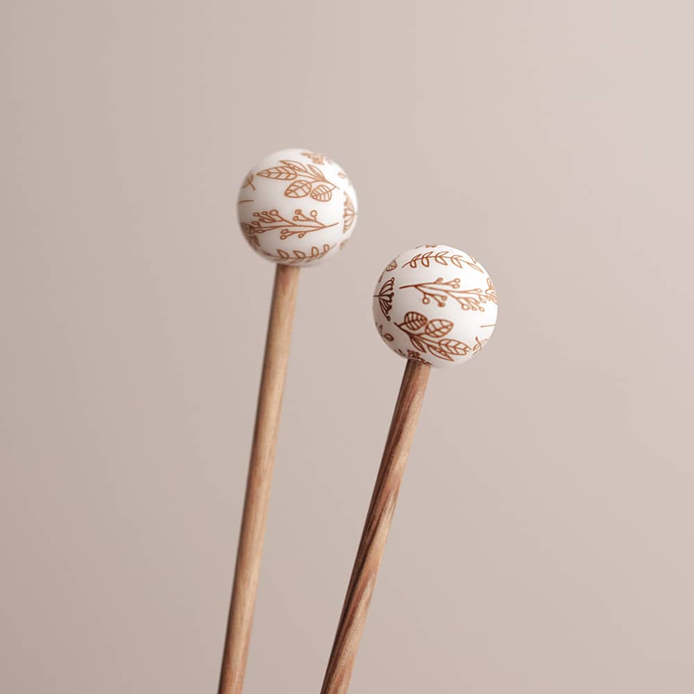 Nadelstopper Kugel Floral Braun nordstrick