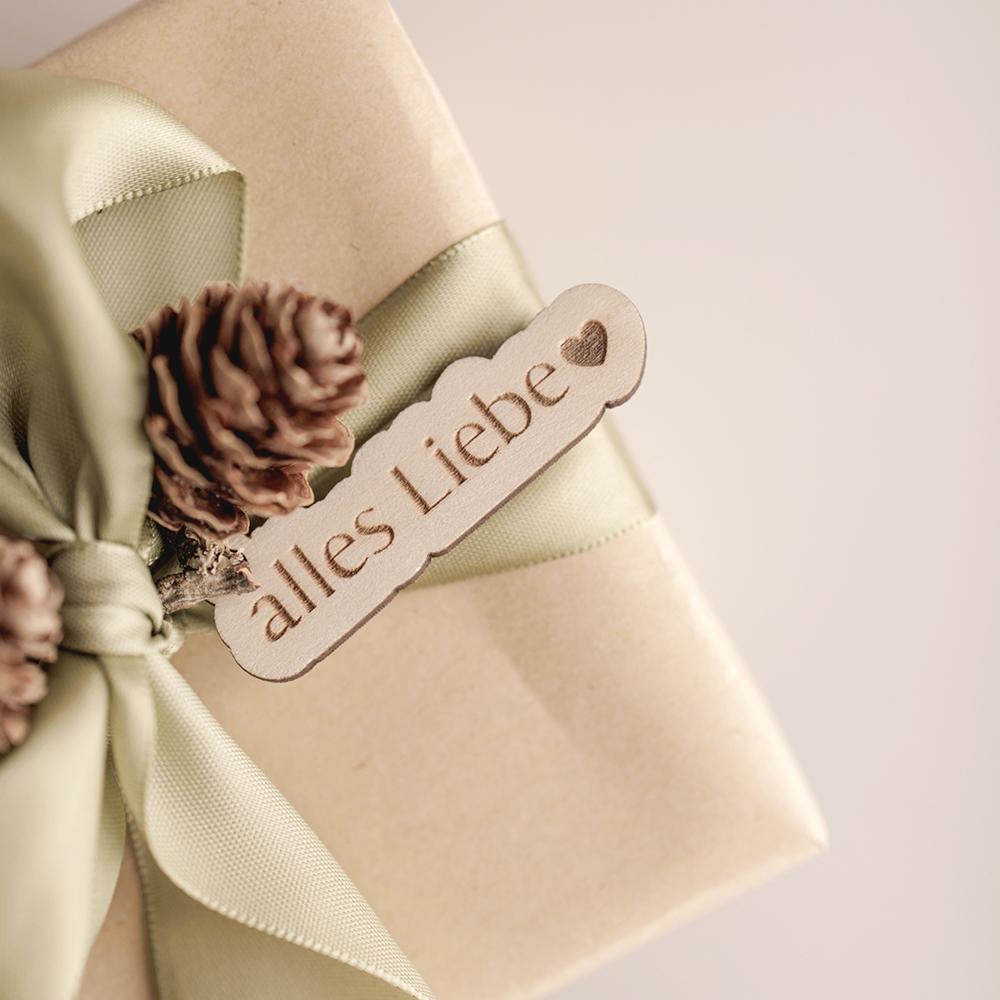 Geschenkanhänger alles Liebe nordstrick