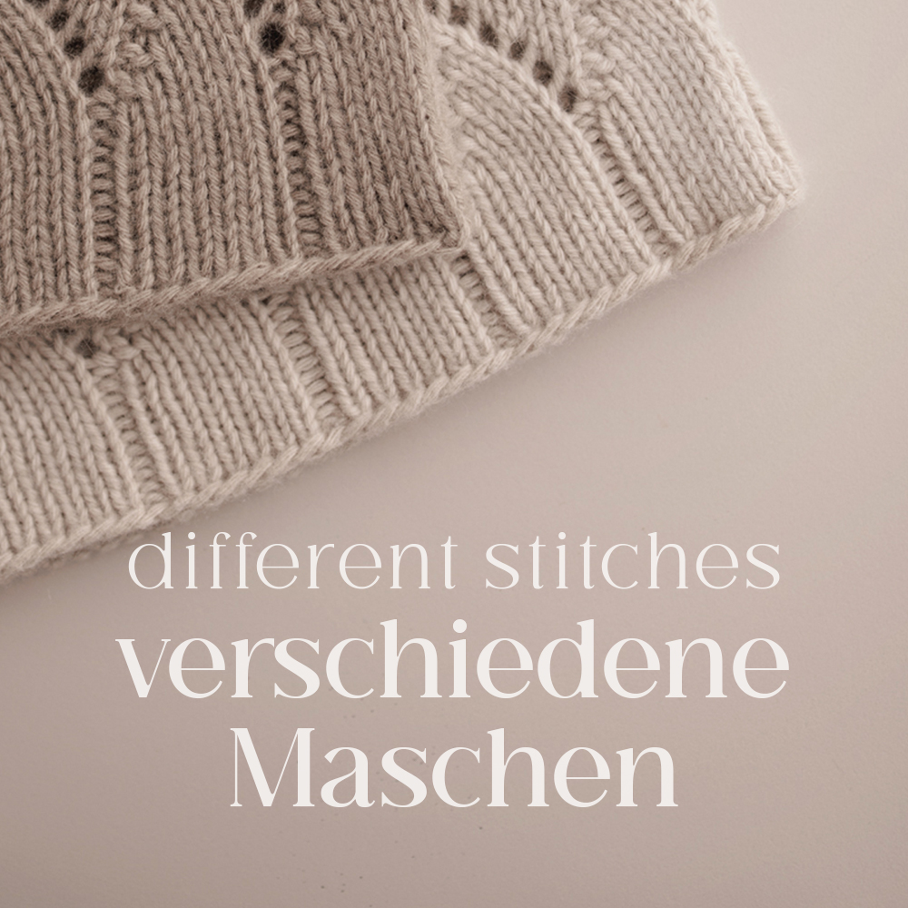 Video Kategorie verschiedene Maschen different stitches nordstrick