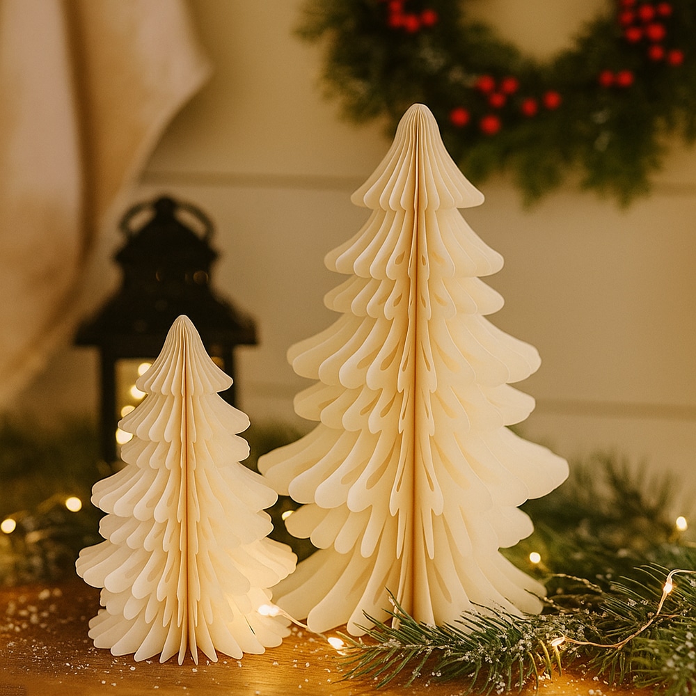 Wabenpapier Tannenbäume nordstrick