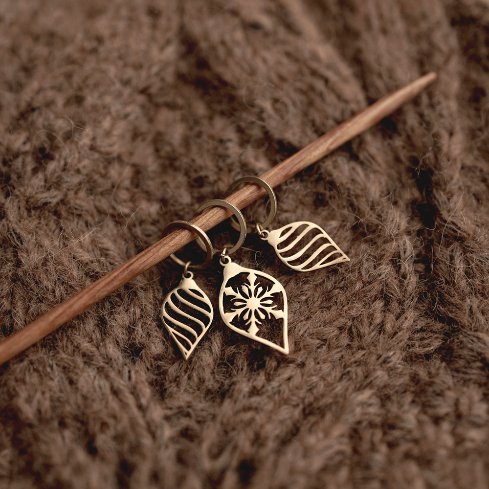 Maschenmarkierer Set Christbaumzapfen nordstrick