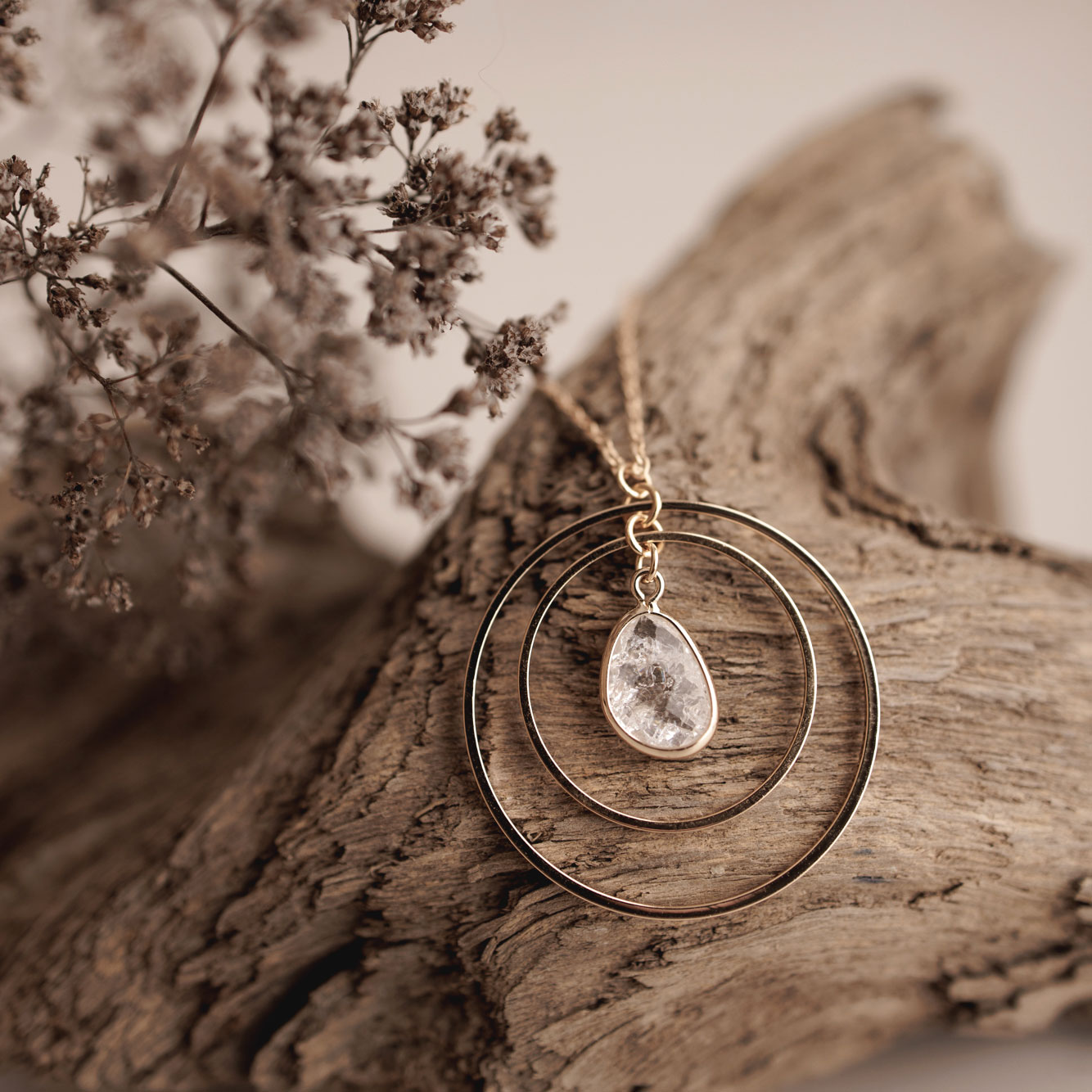 Halskette Quarz Schmuck nordstrick