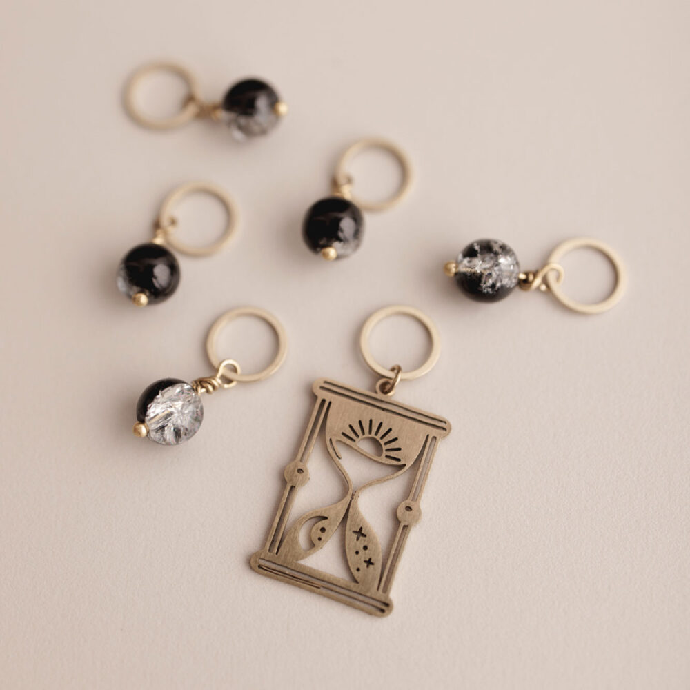 Maschenmarkierer Set Sanduhr