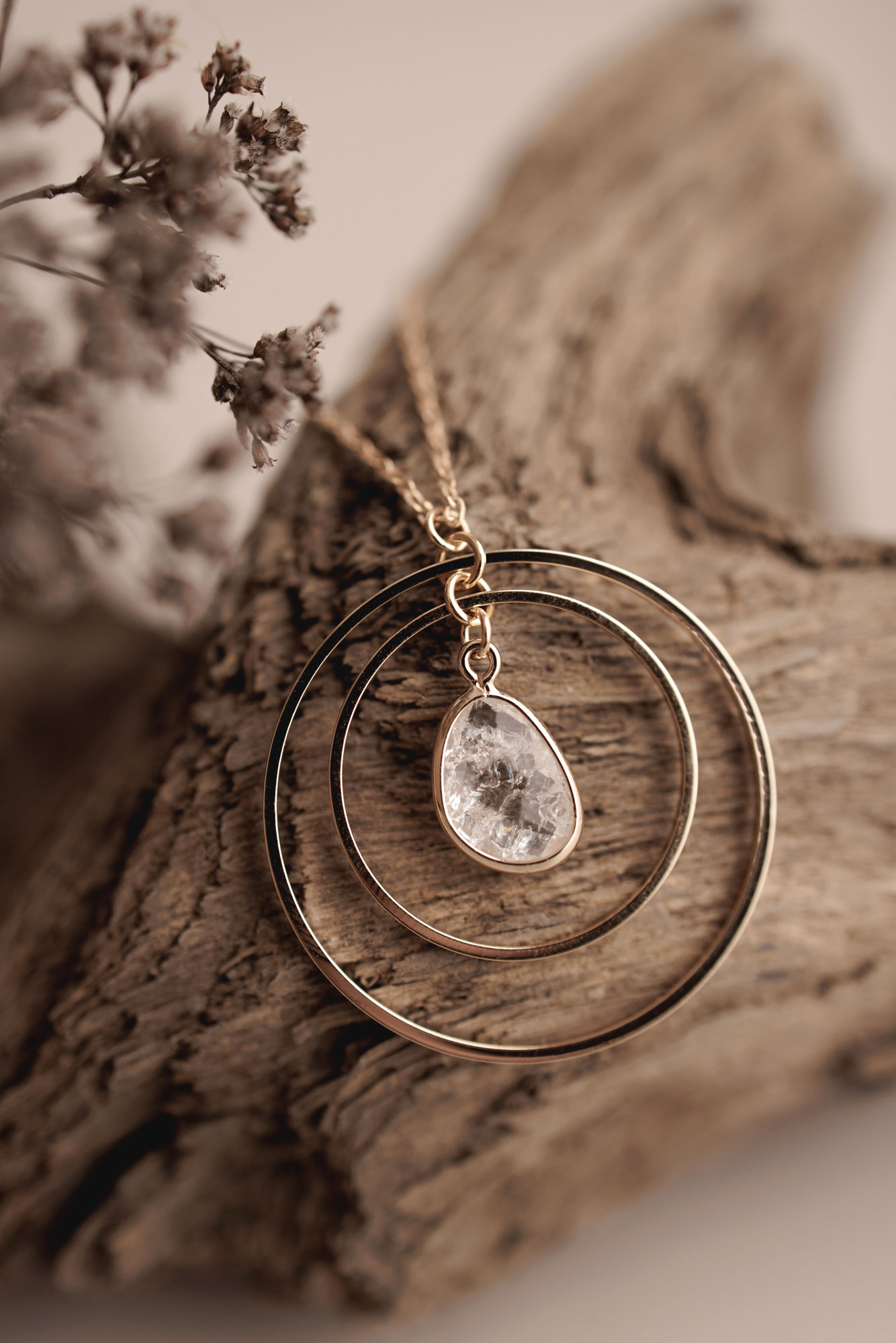 Halskette Quarz Schmuck nordstrick