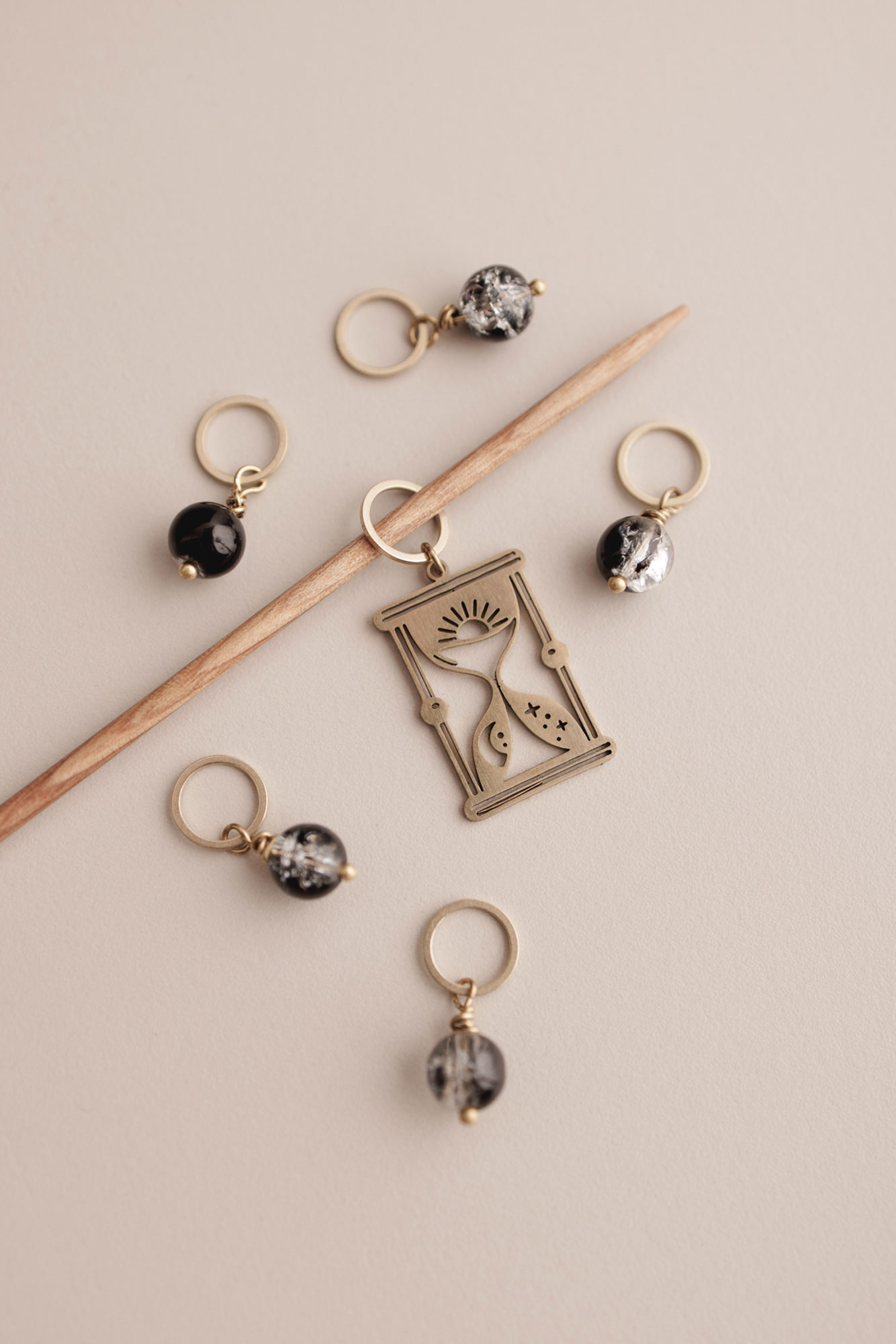 Maschenmarkierer Set Sanduhr