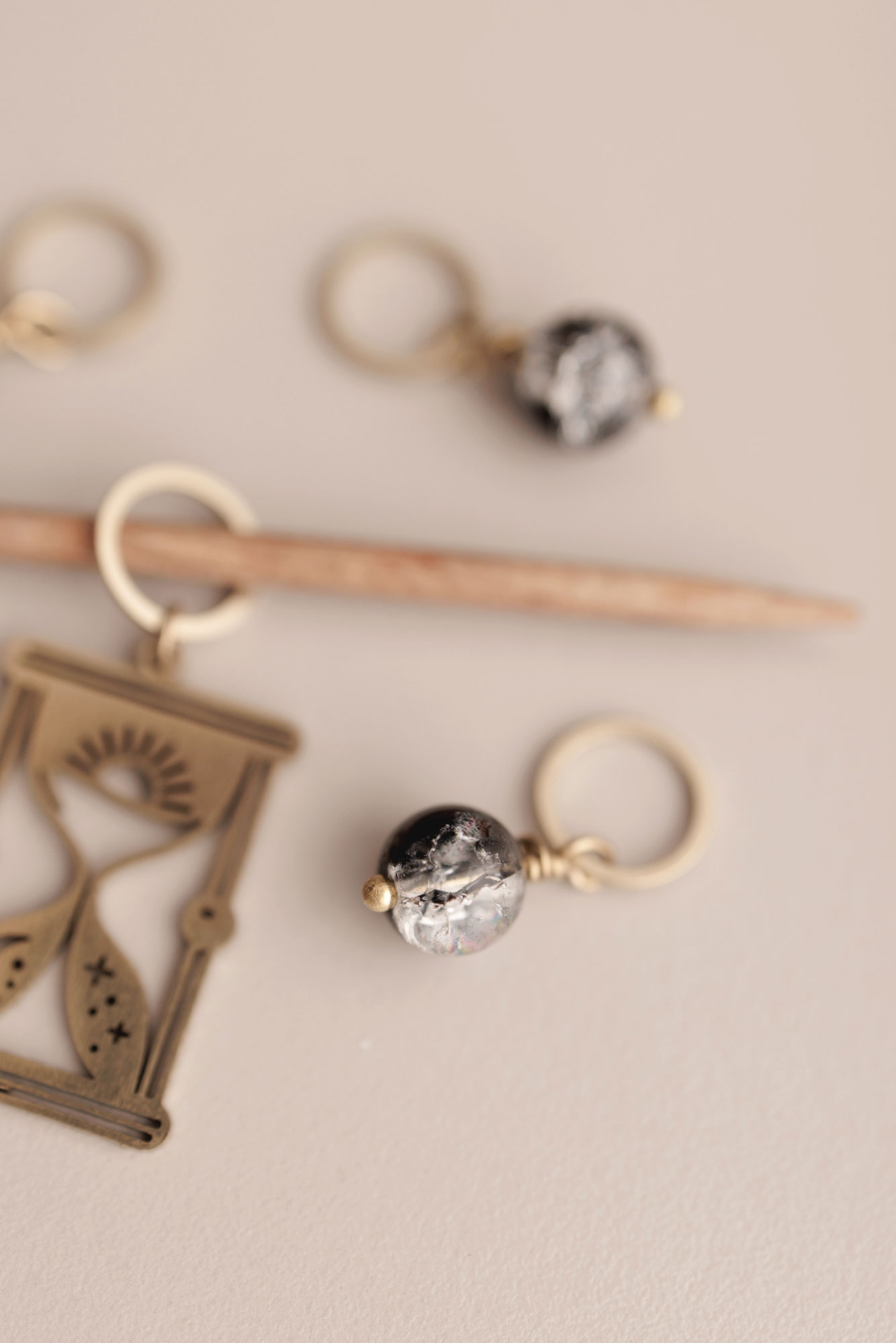 Maschenmarkierer Set Sanduhr