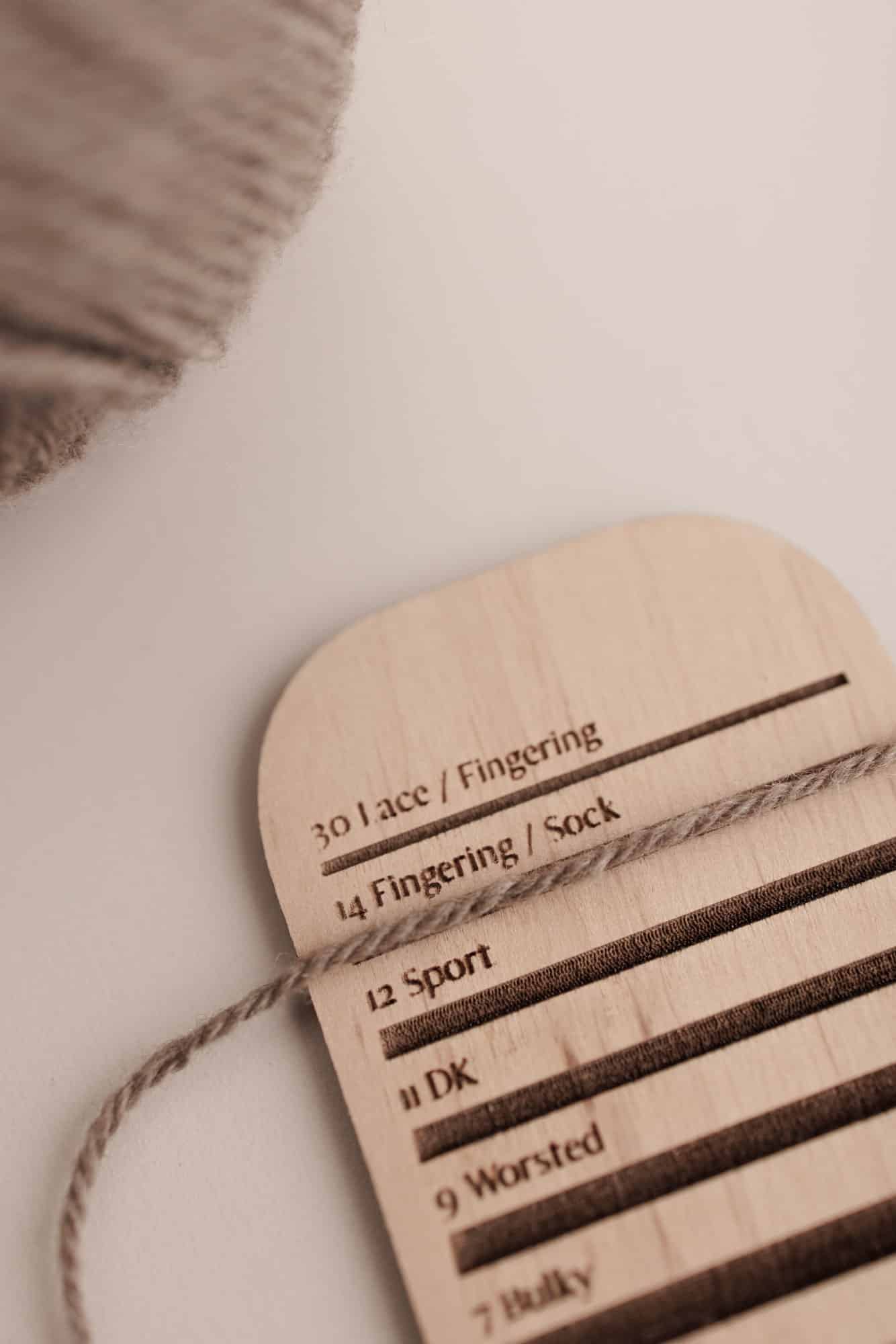 Garnstärkenmesser nordstrick