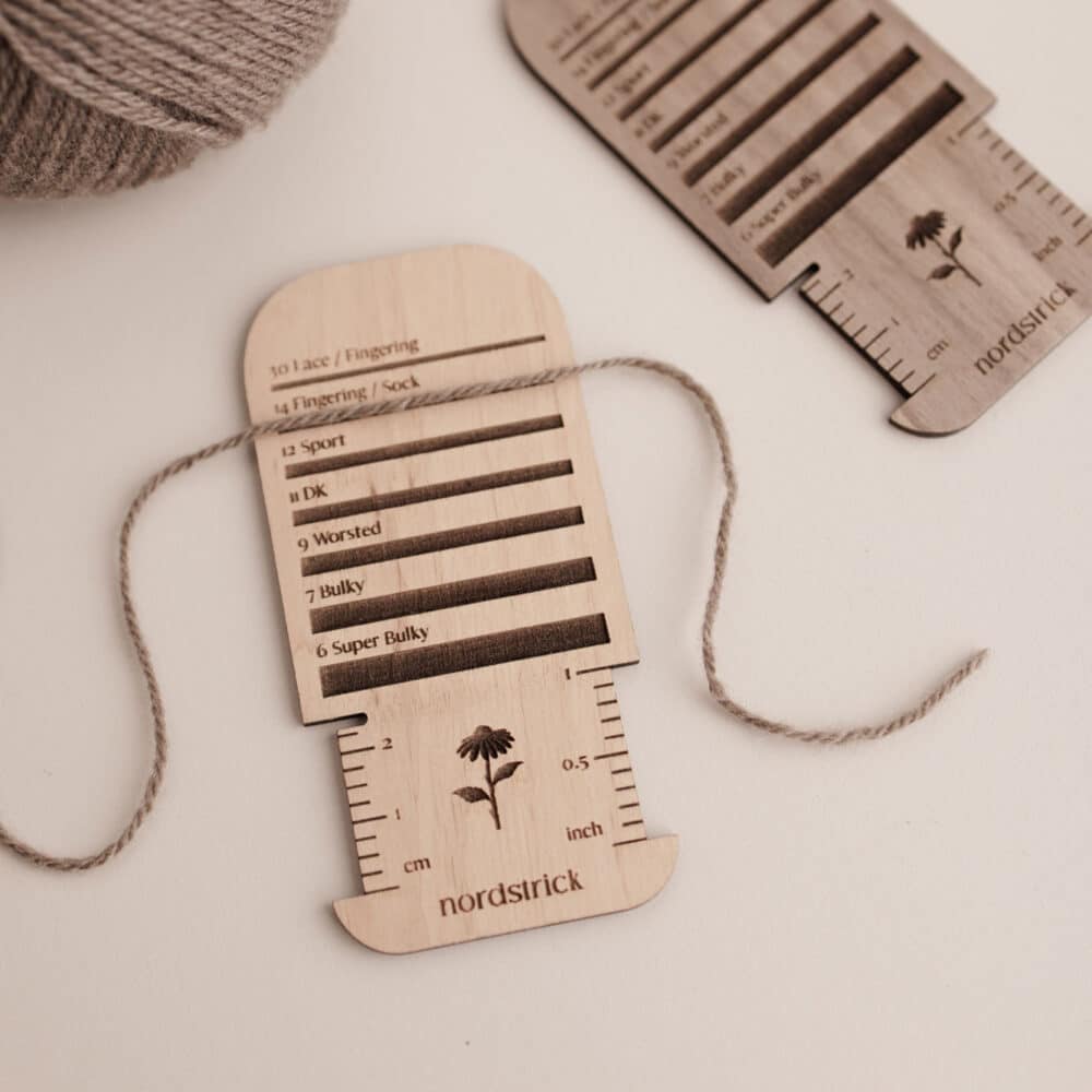 Garnstärkenmesser nordstrick