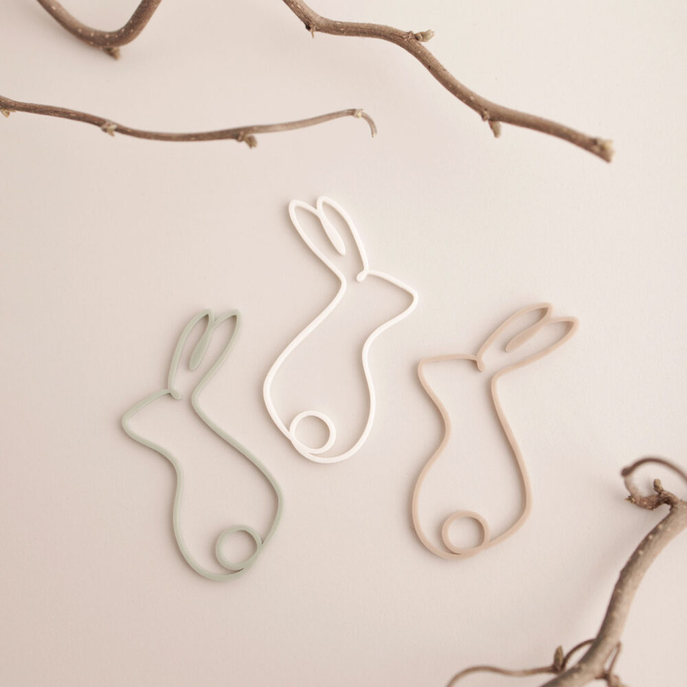 Filigraner Anhänger Hase nordstrick