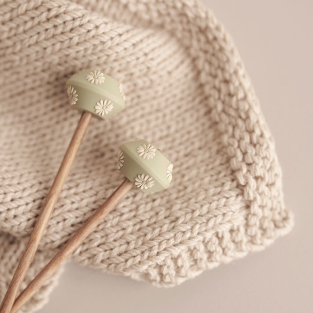 Maschenstopper Blümchen Salbei nordstrick