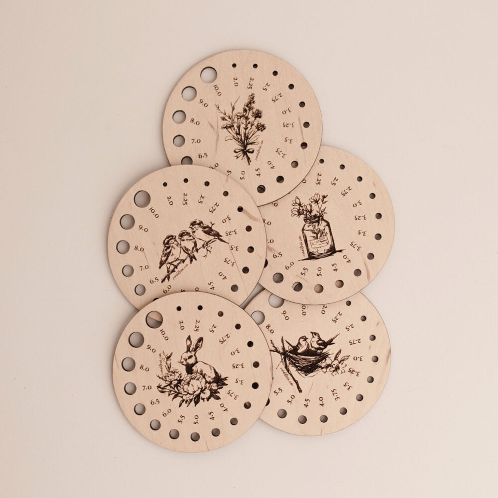 Nadelmaß Gartenpoesie nordstrick