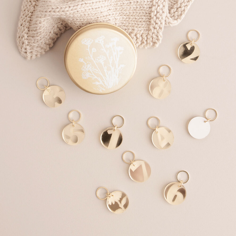 Maschenmarkierer Set Goldschimmer nordstrick