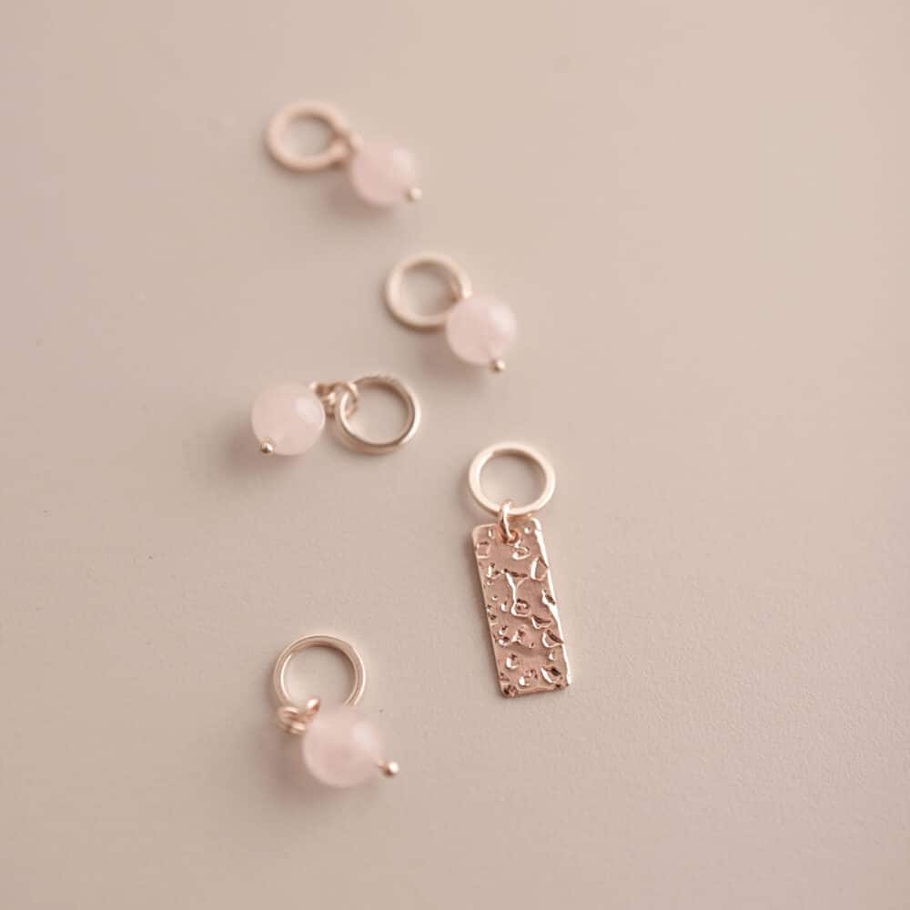 Maschenmarkierer Set Balken rosé nordstrick